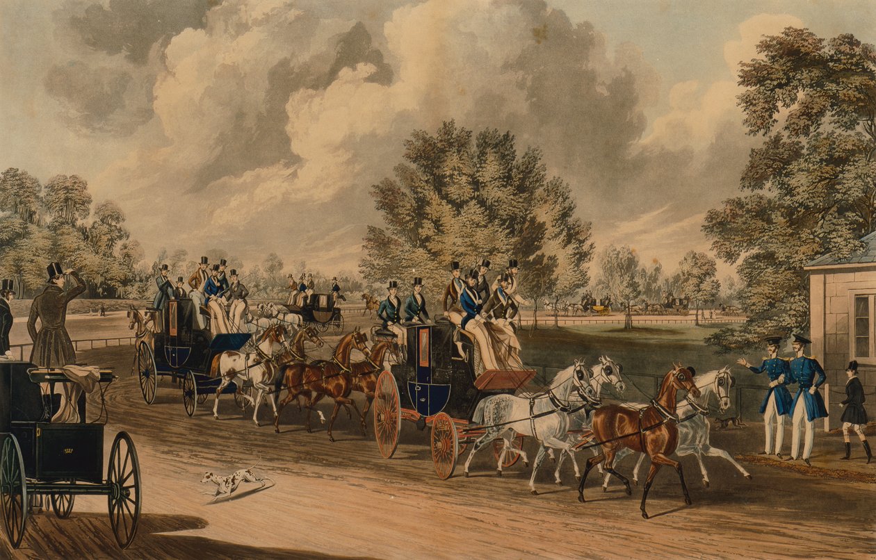 The Four in Hand Club, Hyde Park by James Pollard