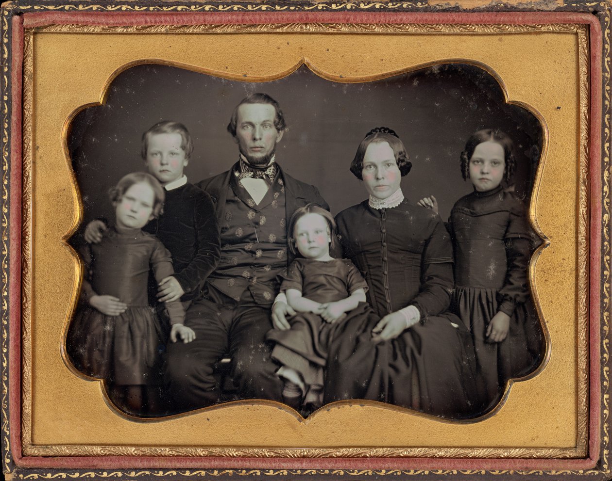 Portrait of a Family, c. 1848 by James Presley Ball