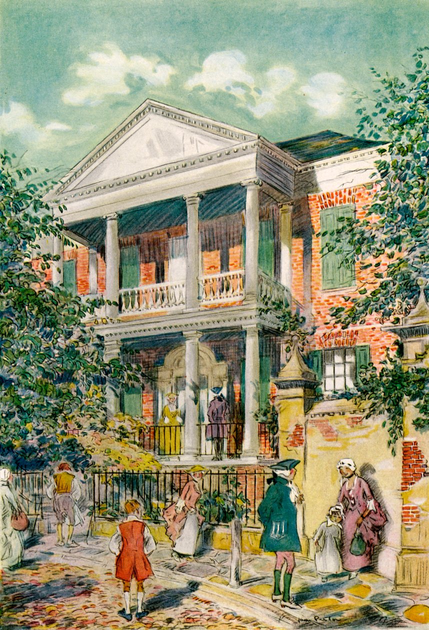 Pringle House, Charleston, South Carolina, USA by James Preston
