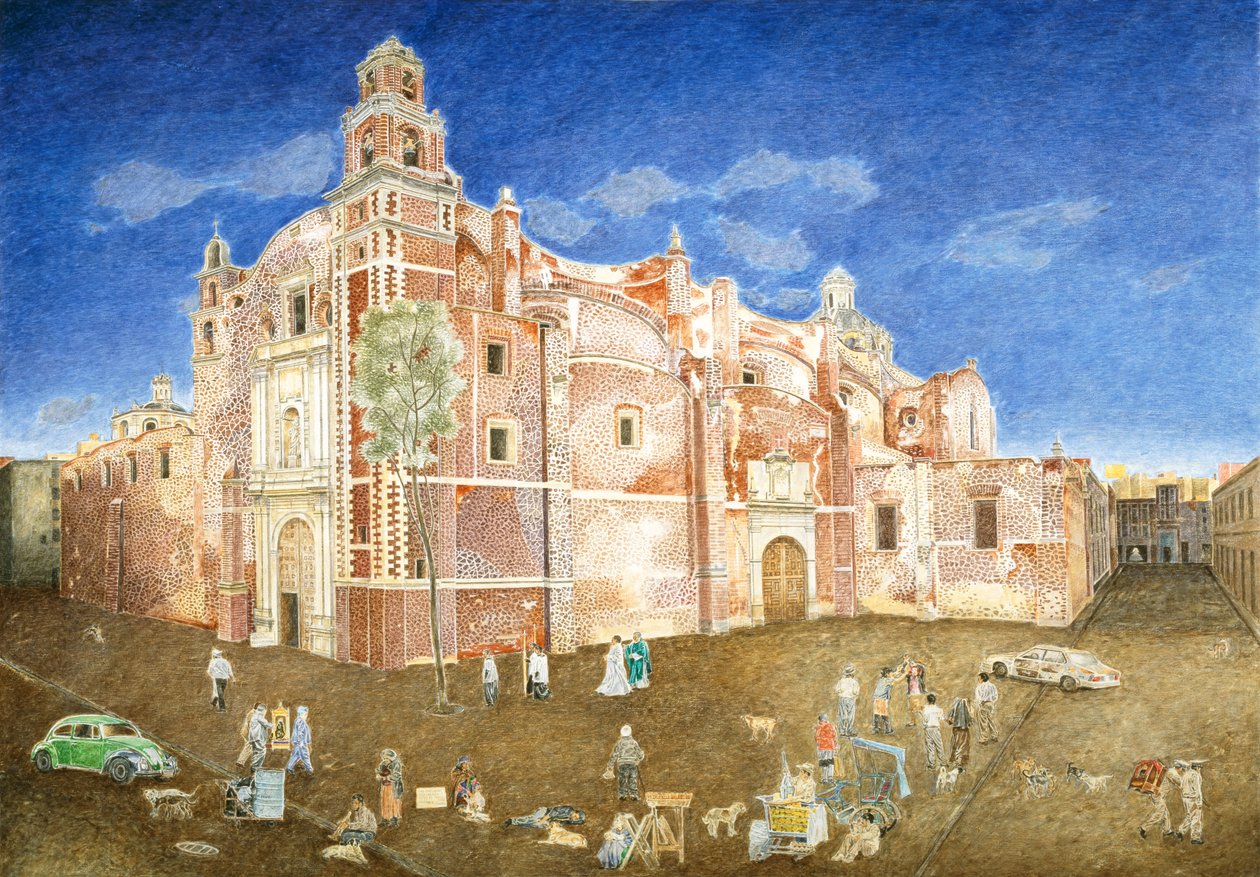 Women Fighting outside the Church of Santa Catarina by James Reeve