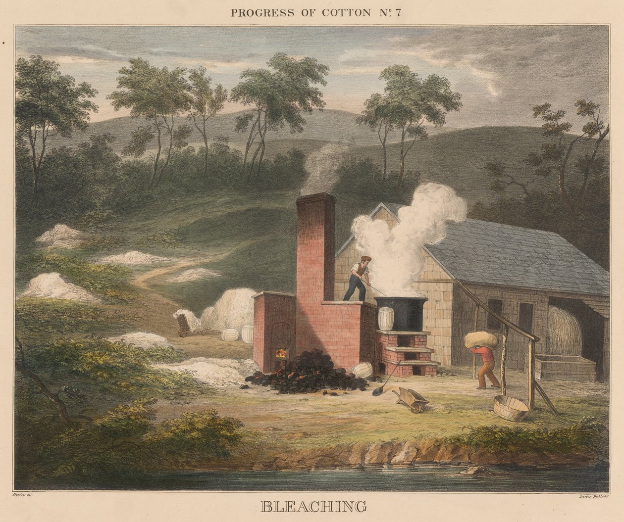 Progress of Cotton, #7: Bleaching by James Richard Barfoot