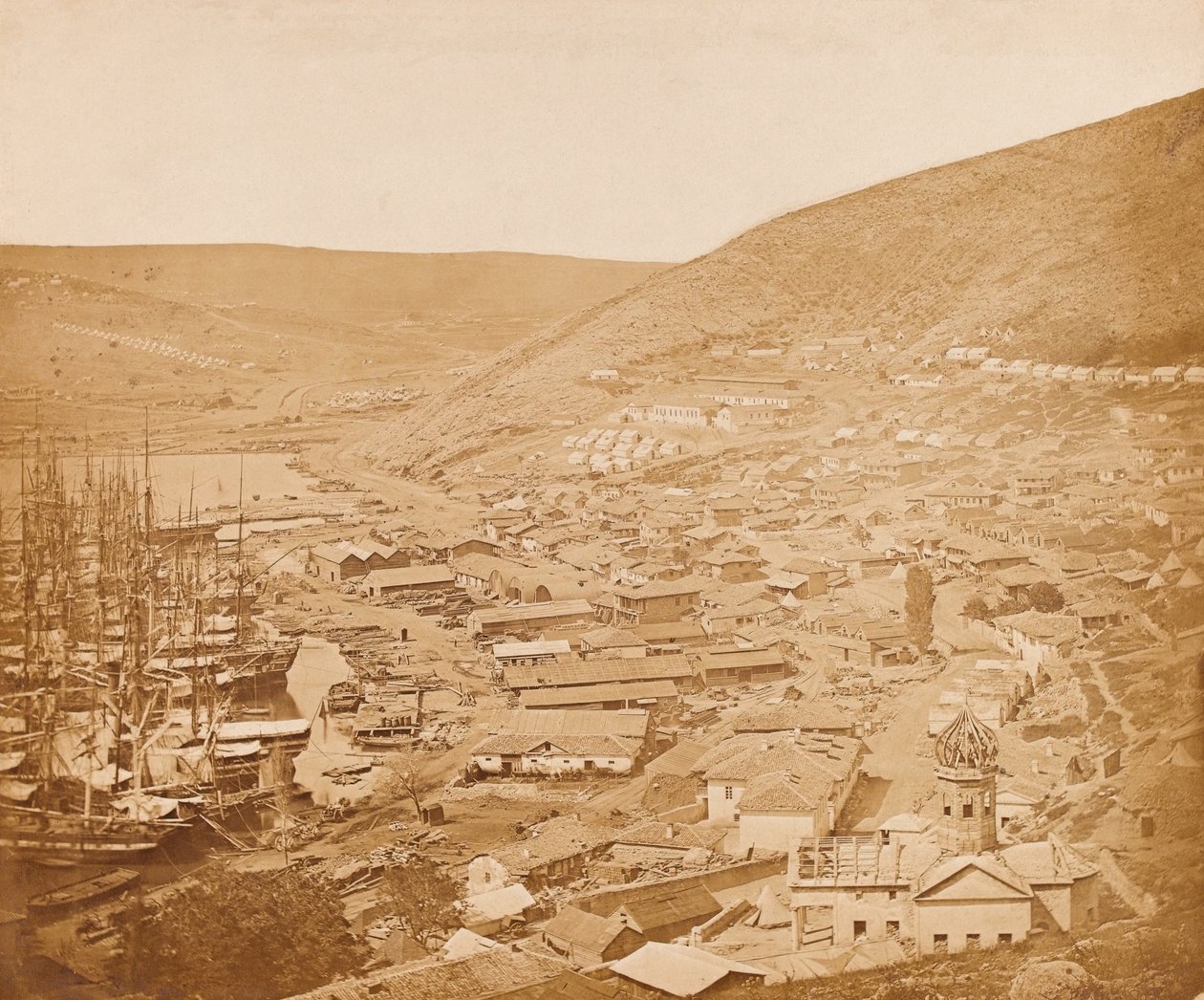 Balaklava Looking North, 1855 by James Robertson