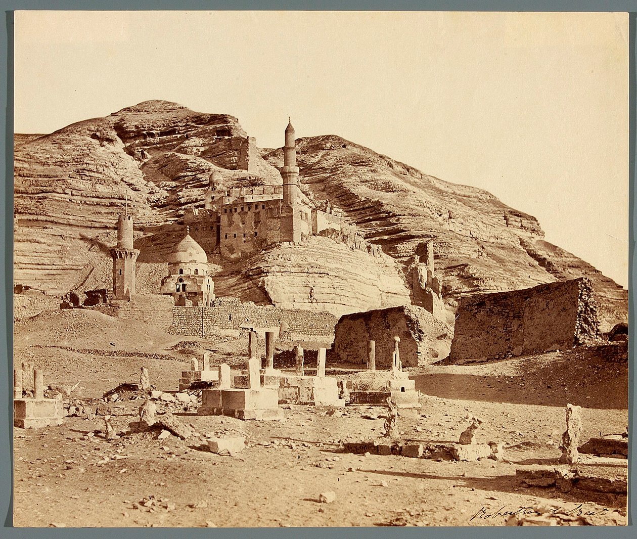 Egypt. Cairo. Fort Muhammad Ali at the Mukattam Plateau (18th/19th century) by James Robertson