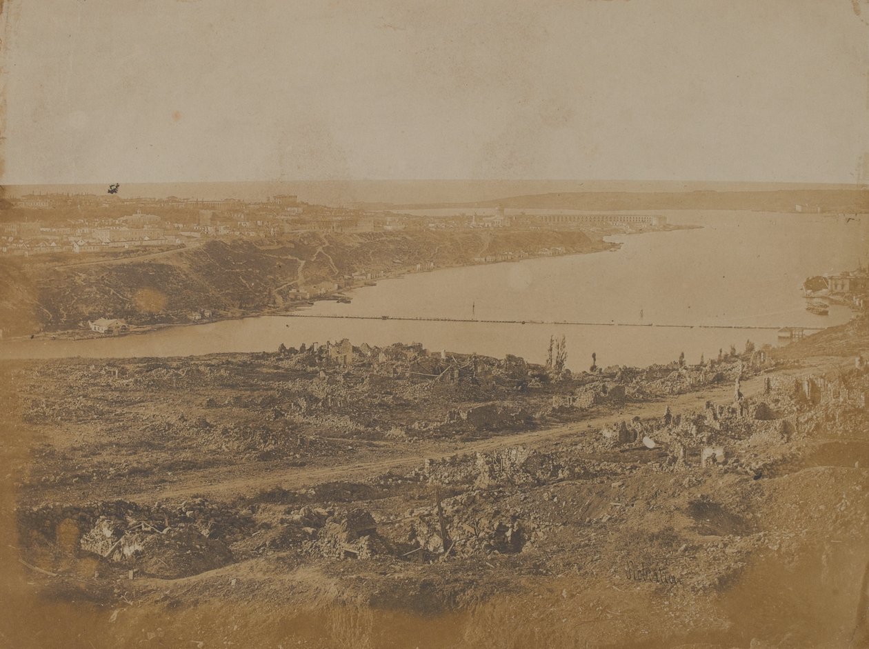 Fort Nicholas, Sevastopol, 1855 by James Robertson