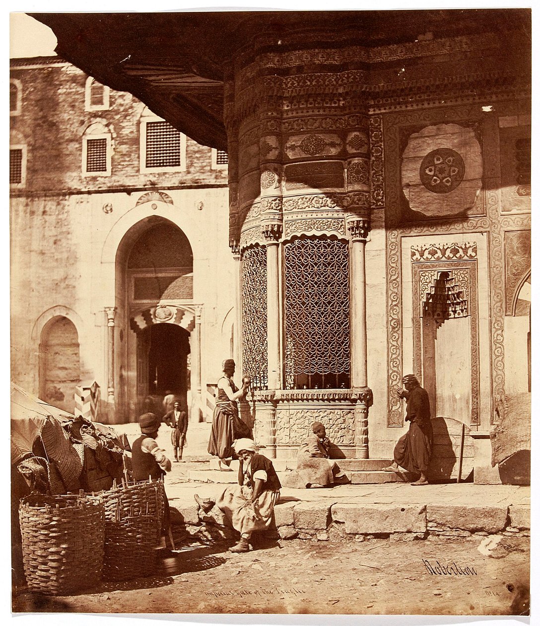 Imperial Gate of the Seraglio [Istanbul. Fountain of Ahmed III at the Topkapi Palace Gate] by James Robertson