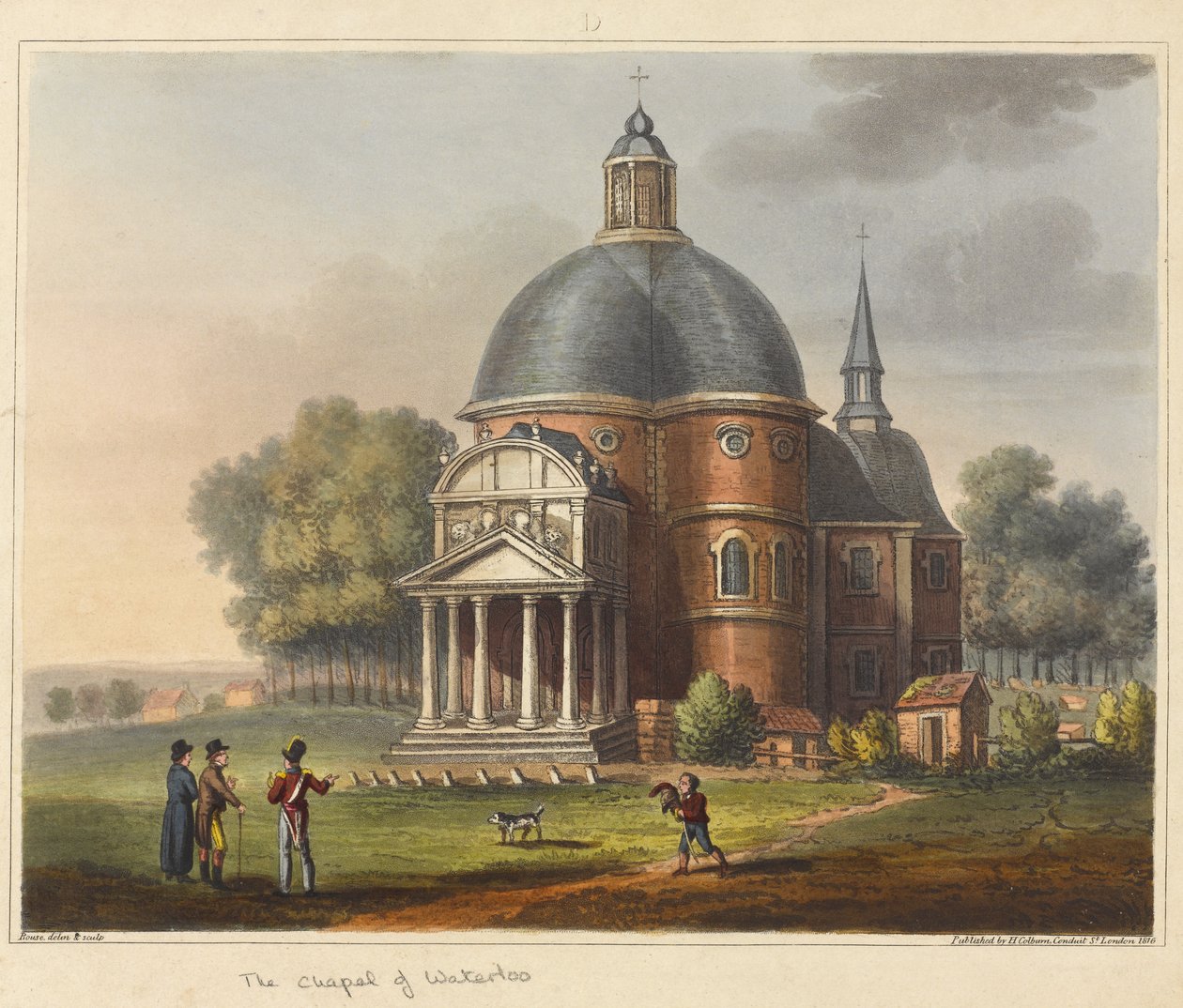 The Chapel at Waterloo, from 'An Historical Account of the Battle of ...