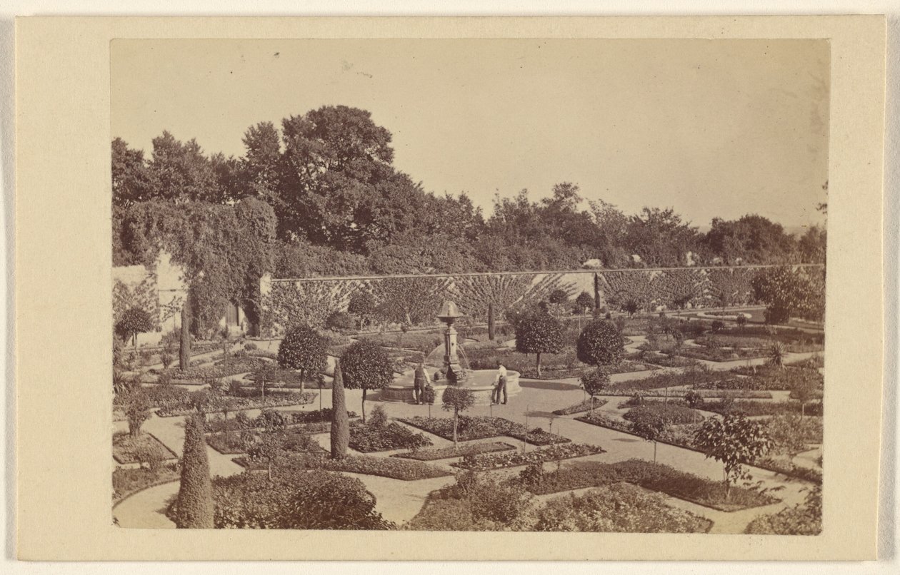 Flower Garden Arundel Castle Duke of Norfolk 20 April 