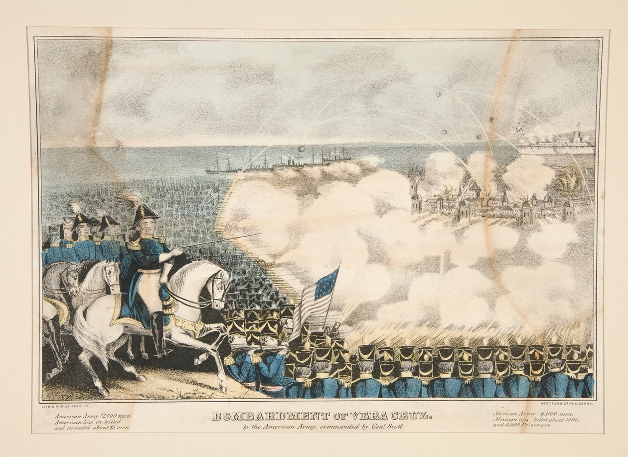 Bombardment of Vera Cruz by James S. Baillie