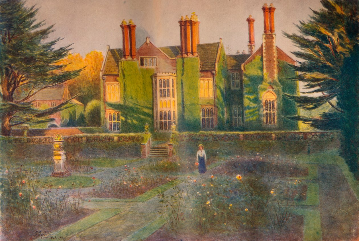 Baynards, from the Rose Garden, 1911, 1914 by James S Ogilvy