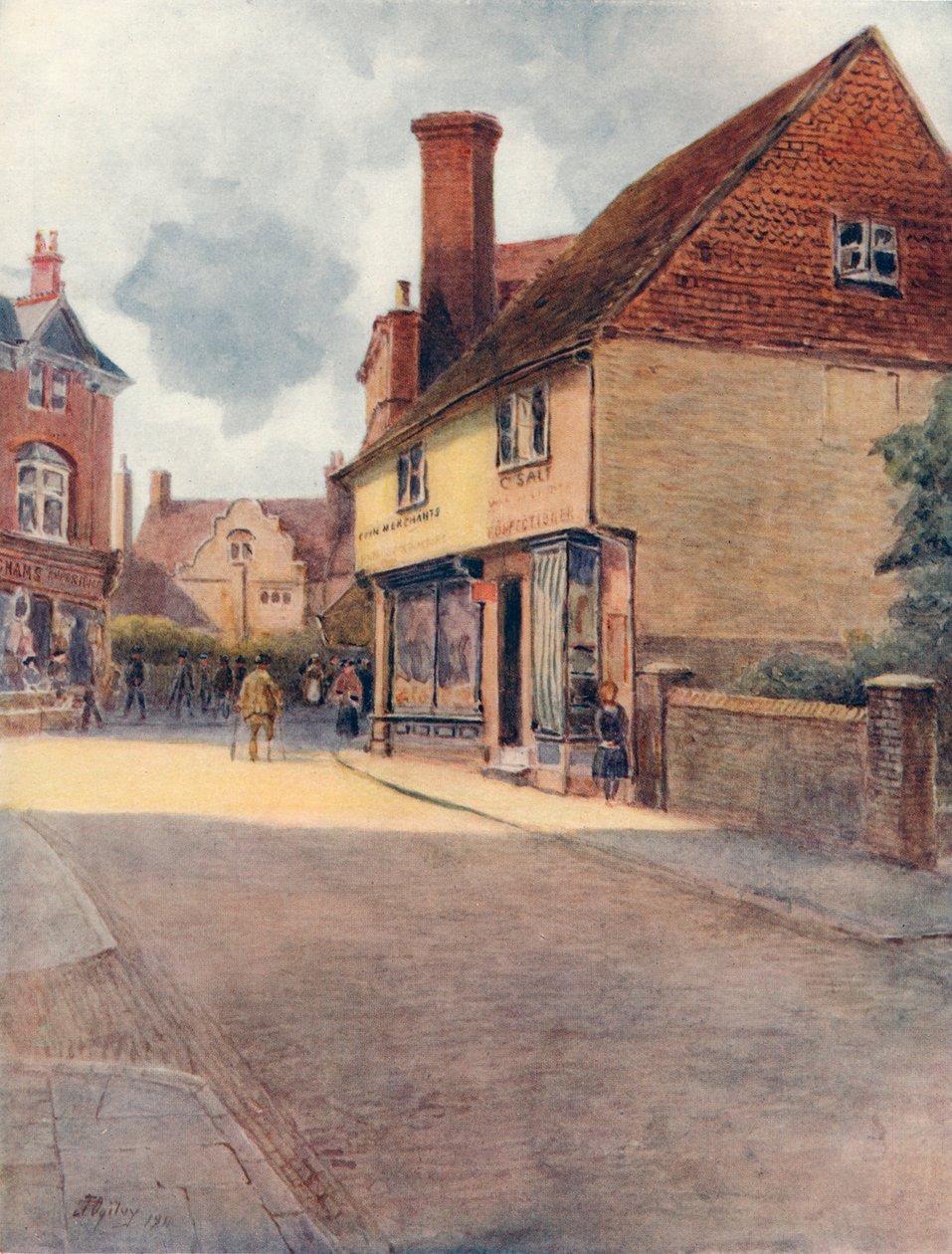 Bridge Street Corner, Godalming by James S Ogilvy