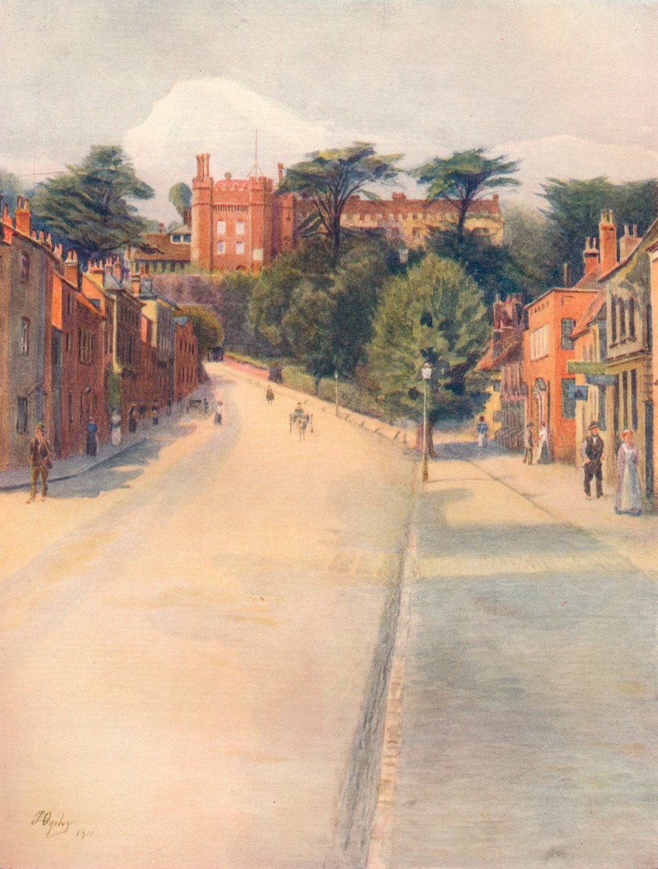 Castle Street, Farnham by James S Ogilvy