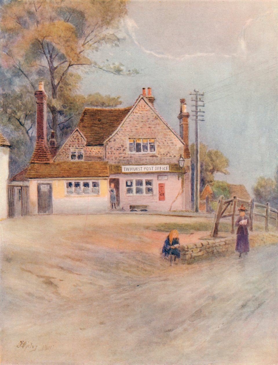 Ewehurst Post Office by James S Ogilvy