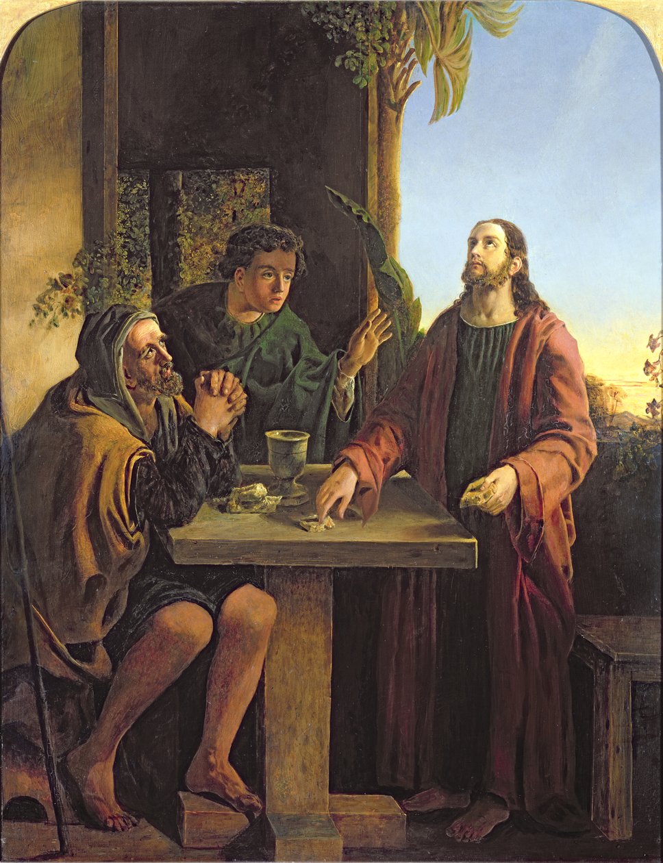 Christ at Emmaus by James Smetham
