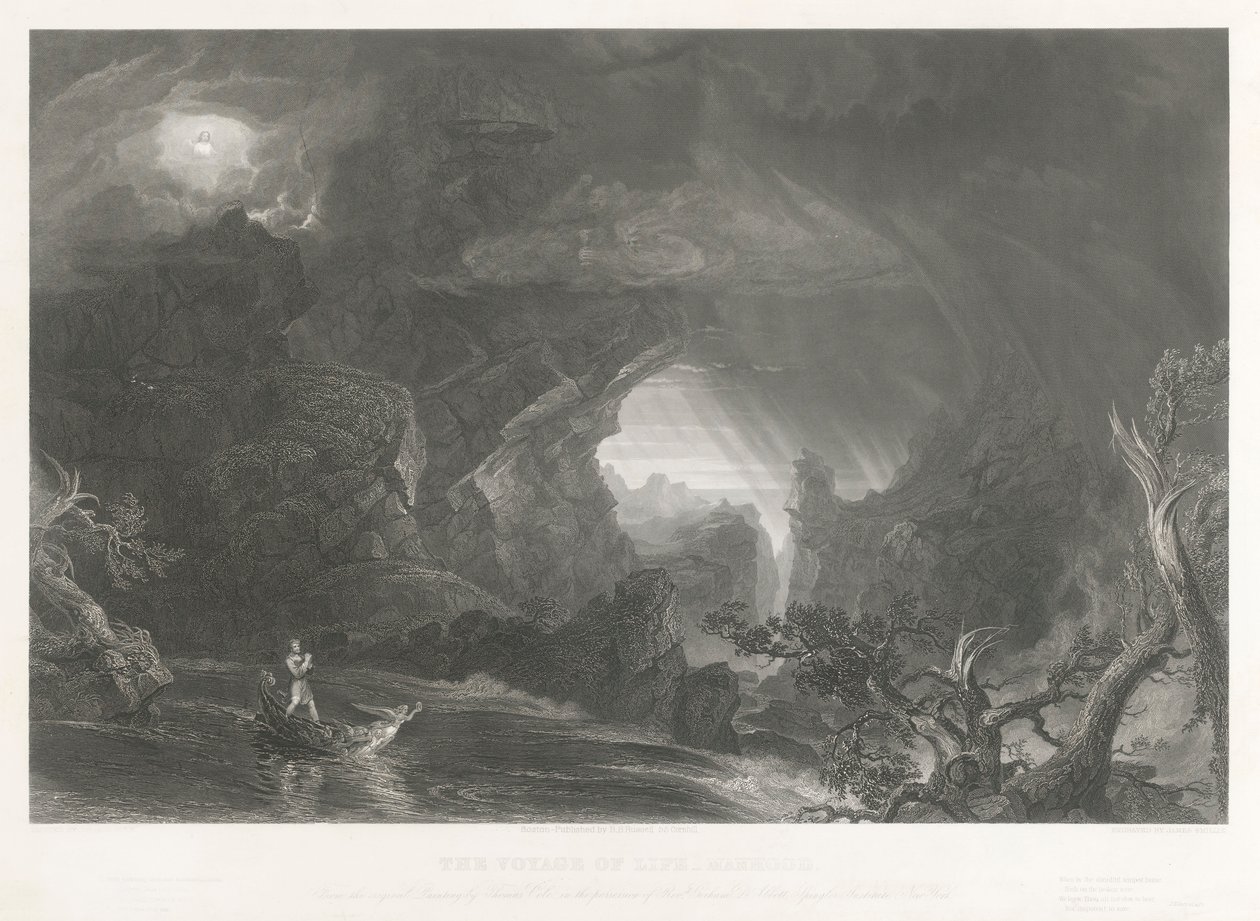 The Voyage of Life-Manhood by James Smillie