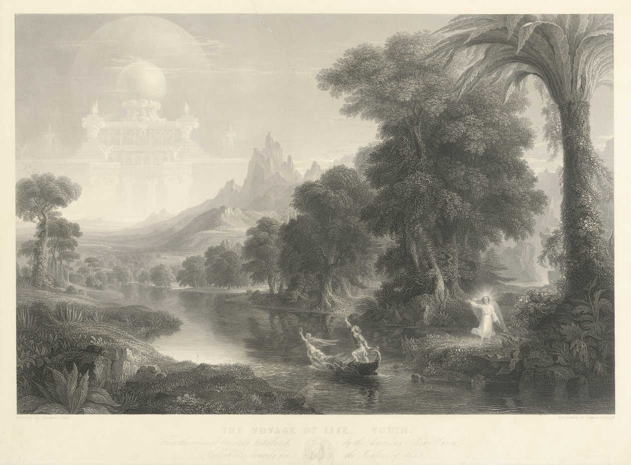 The Voyage of Life-Youth by James Smillie