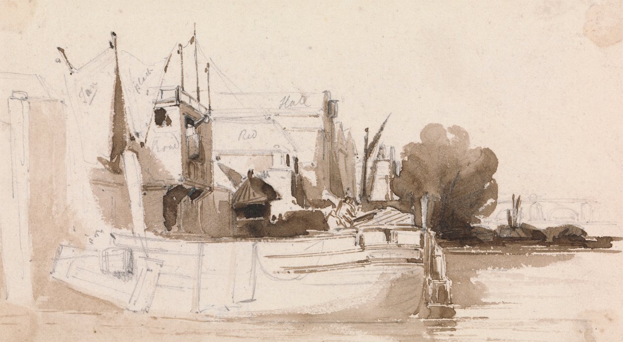 A Thames Barge by James Stark