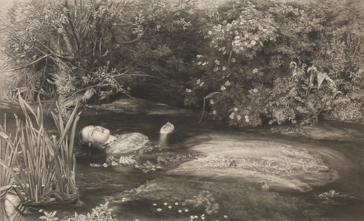 Ophelia, Shakespeare, Hamlet, Act 4, Scene 7 by James Stephenson