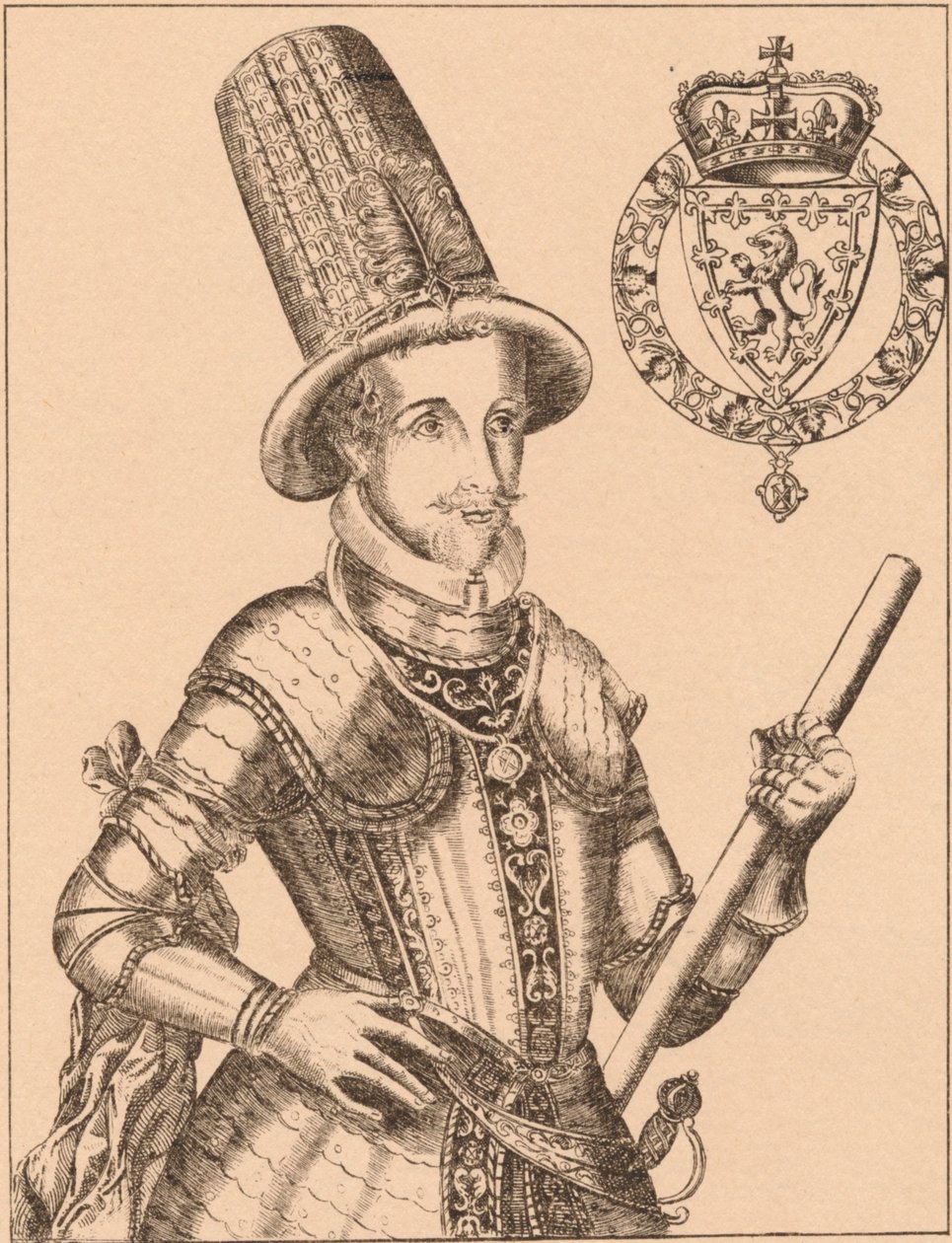 James VI of Scotland, James I of England and Ireland by James Stirling