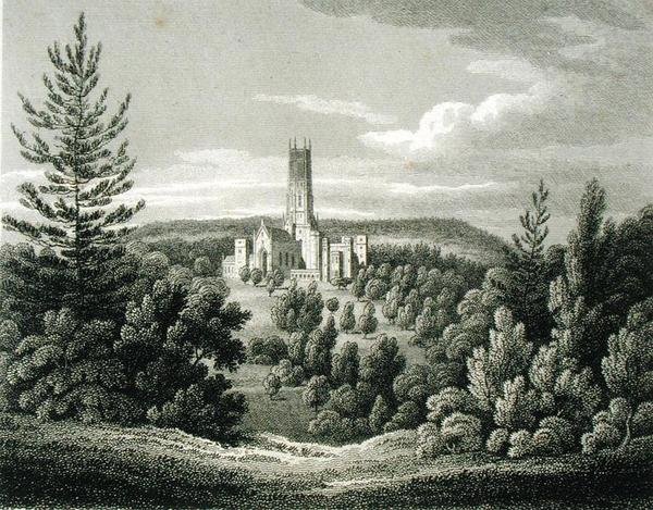 Fonthill Abbey from the Beacon by James Storer