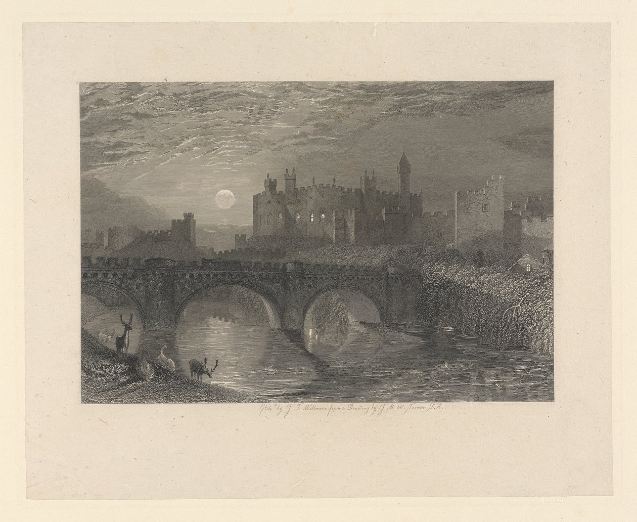 Alnwick Castle, Northumberland by James T. Willmore