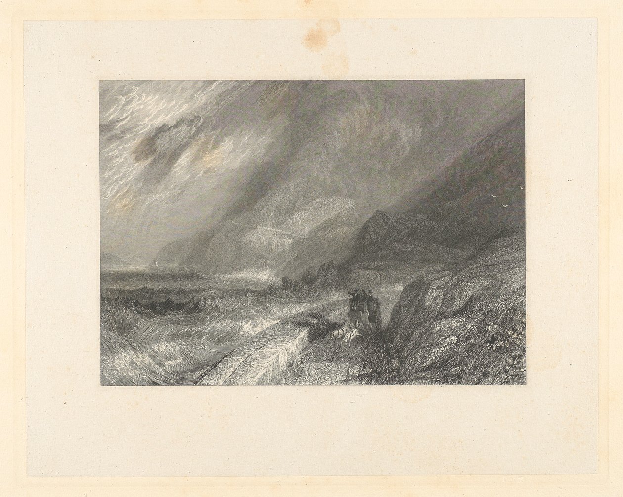 Penmaen Mawr, Caernarvonshire by James T. Willmore