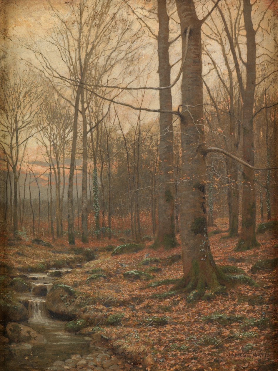 Winter in the Woods, Betws-y-Coed by James Thomas Watts