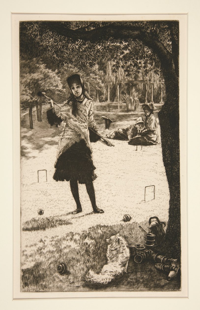 The Croquet by James Tissot