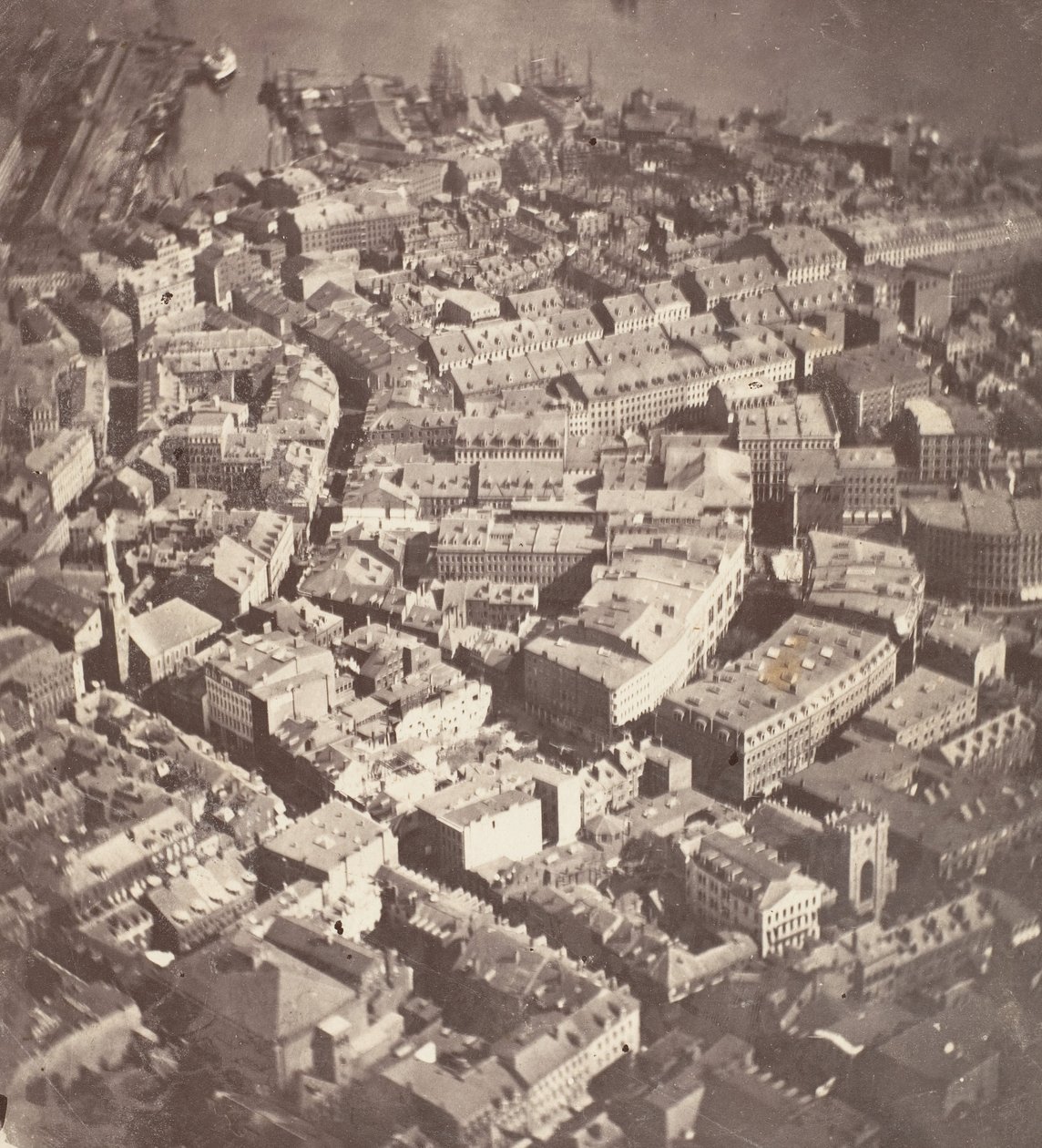 Boston, as the Eagle and the Wild Goose See It, 1860 by James Wallace Black