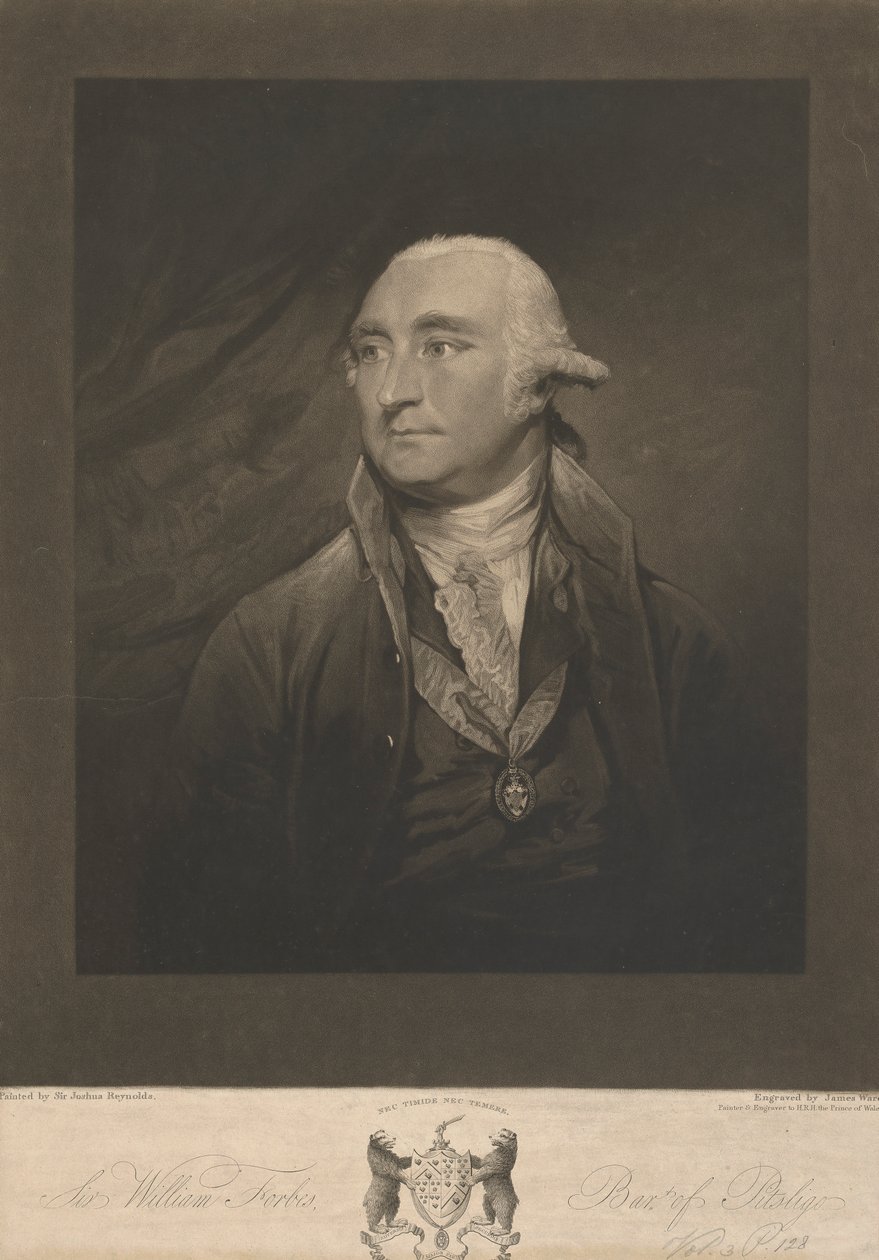 Sir William Forbes, 6th Baronet of Monymusk and Pitsligo by James Ward