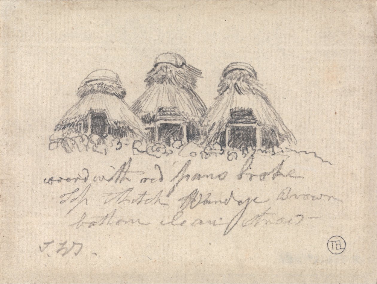 Thatched Huts by James Ward