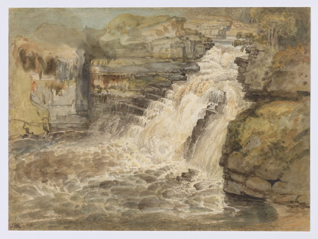 The Falls of the Clyde After a Flood by James Ward