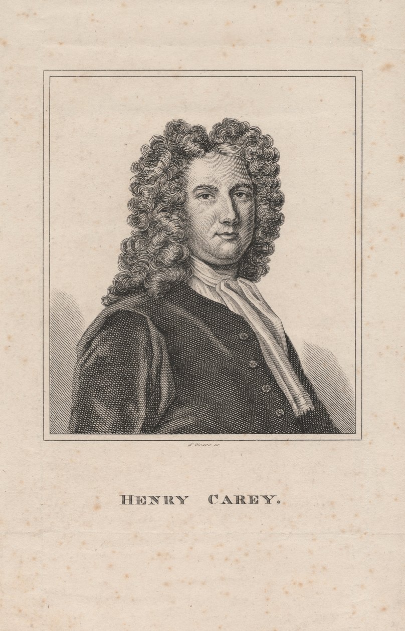Henry Carey, Engraved by R. Grave by James Wasdail