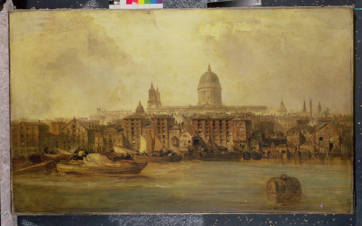 The Thames Near Blackfriars by James Webb