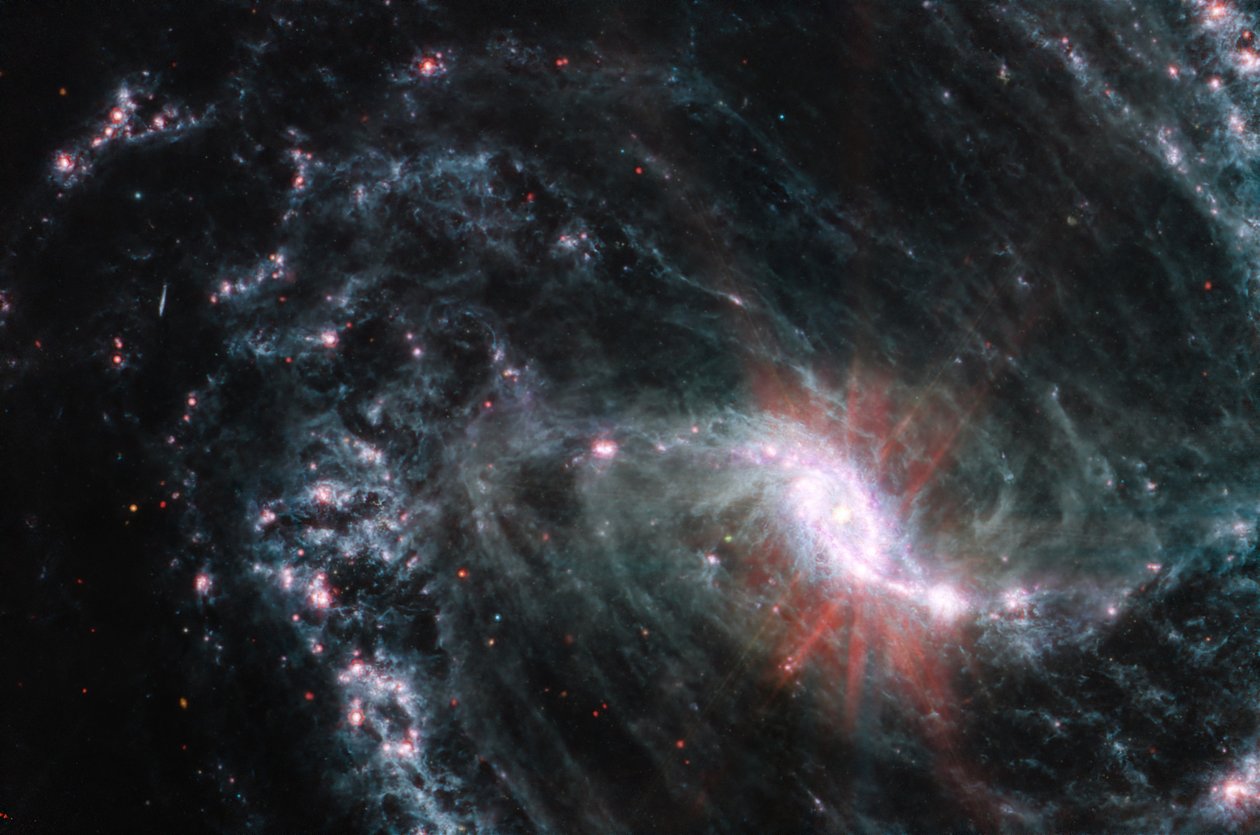 NGC 1365 by James Webb Space Telescope (NASA)