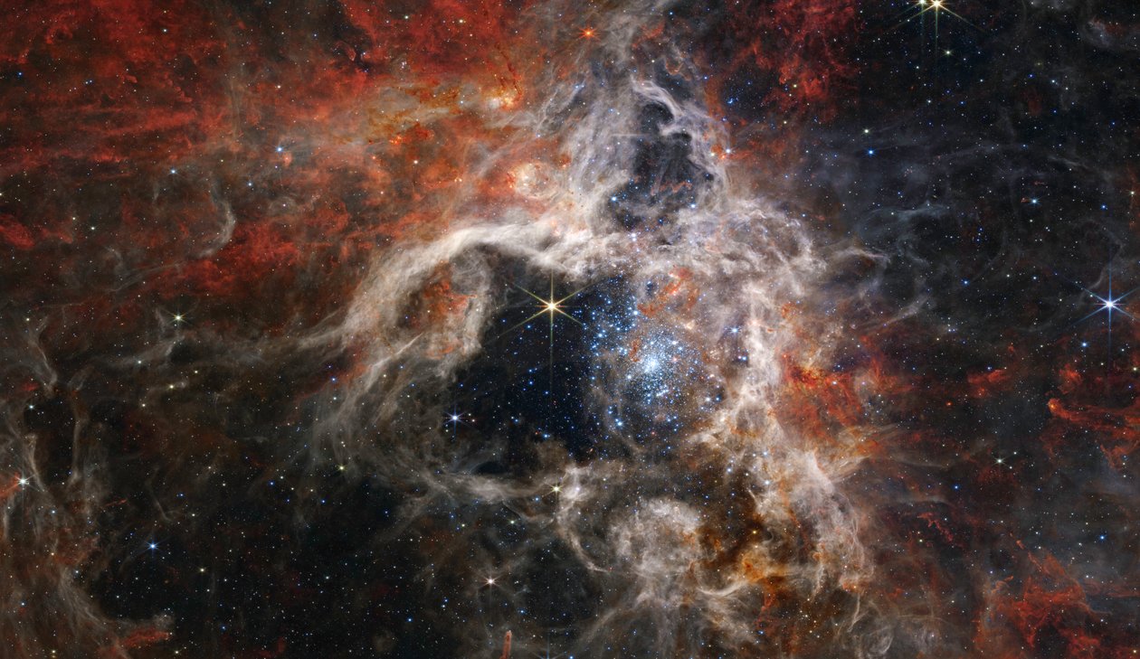 Tarantula Nebula by James Webb Space Telescope (NASA)
