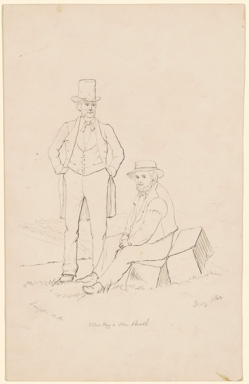 Mr. Way and Mr. Booth by James Wells Champney