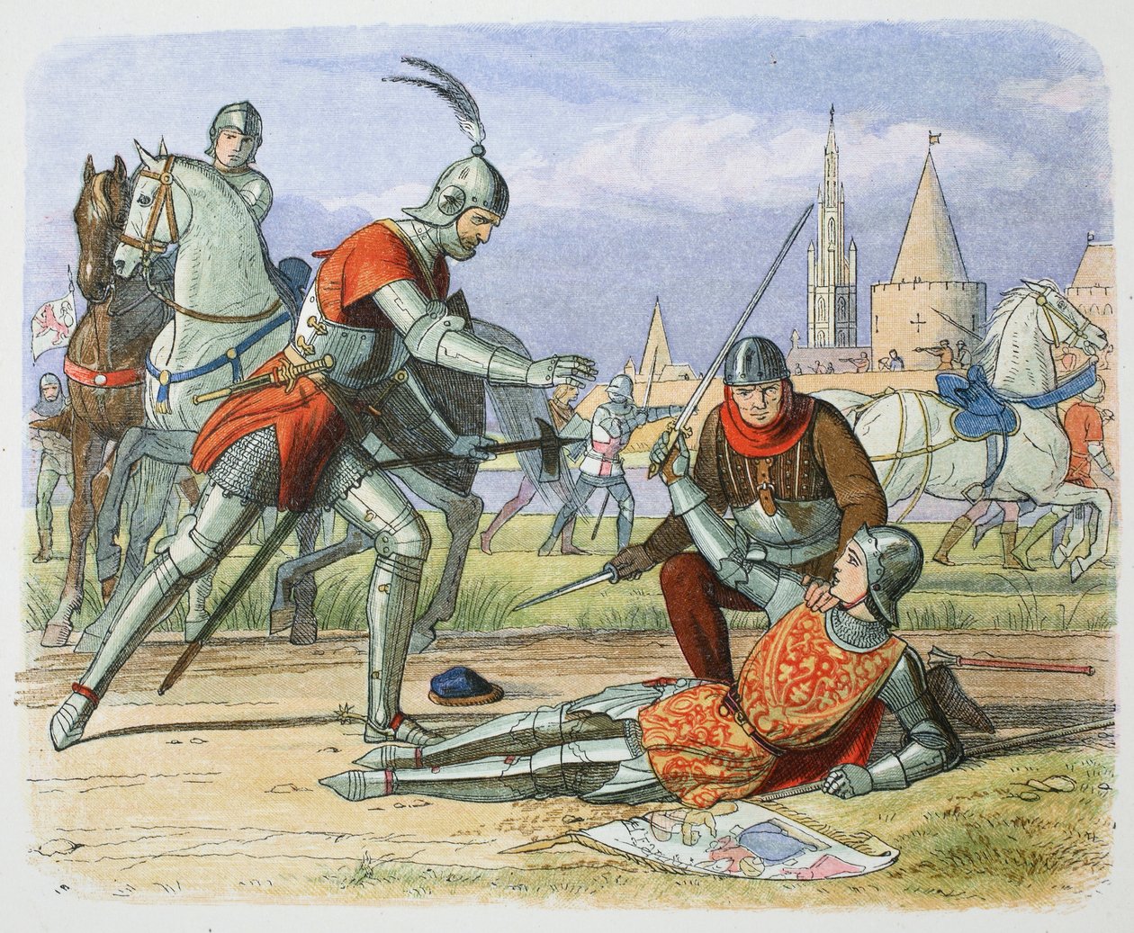 Capture of Joan of Arc, Compiegne, France, 1430 by James William Edmund Doyle