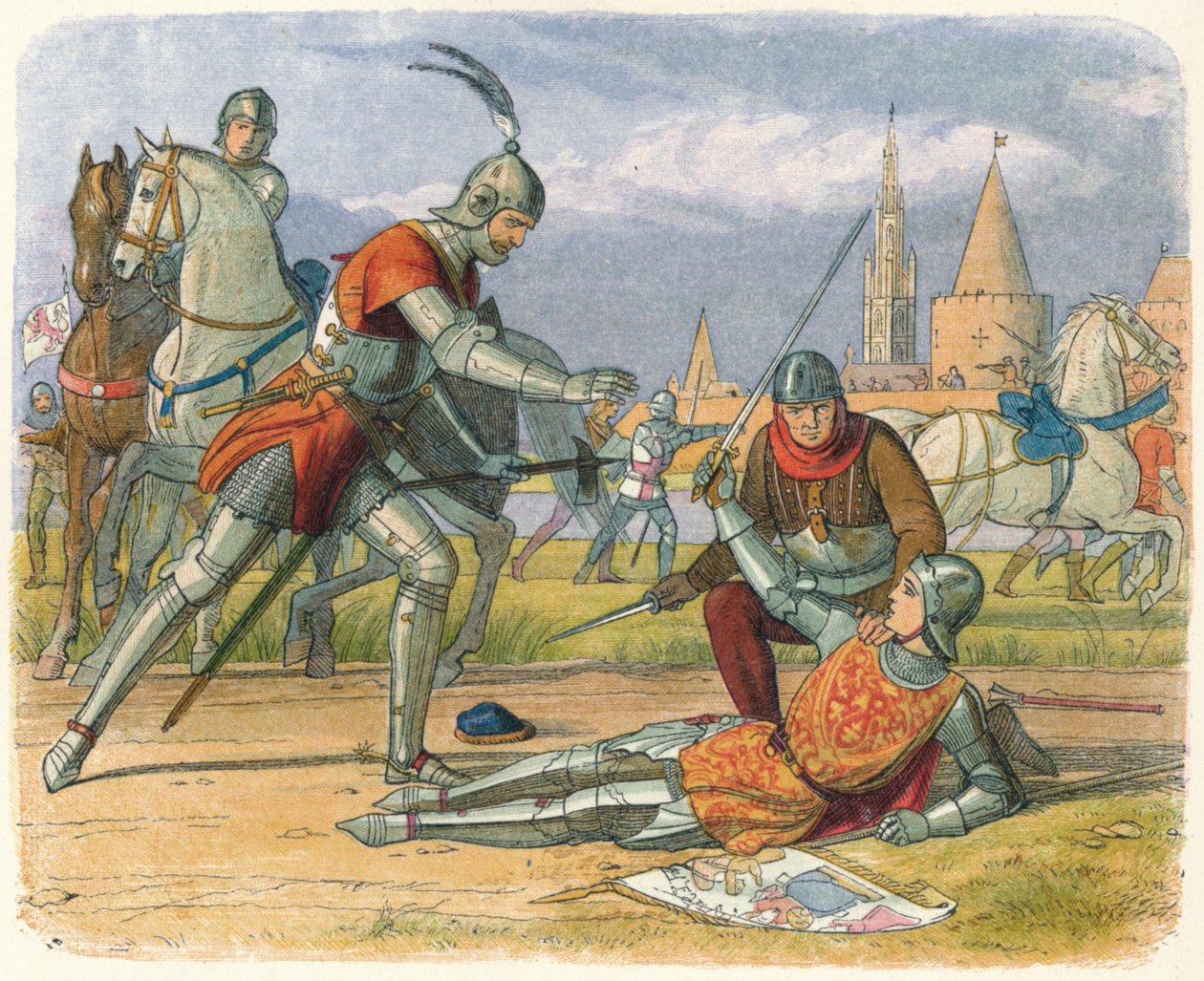 Capture of the Maid, 1430 by James William Edmund Doyle