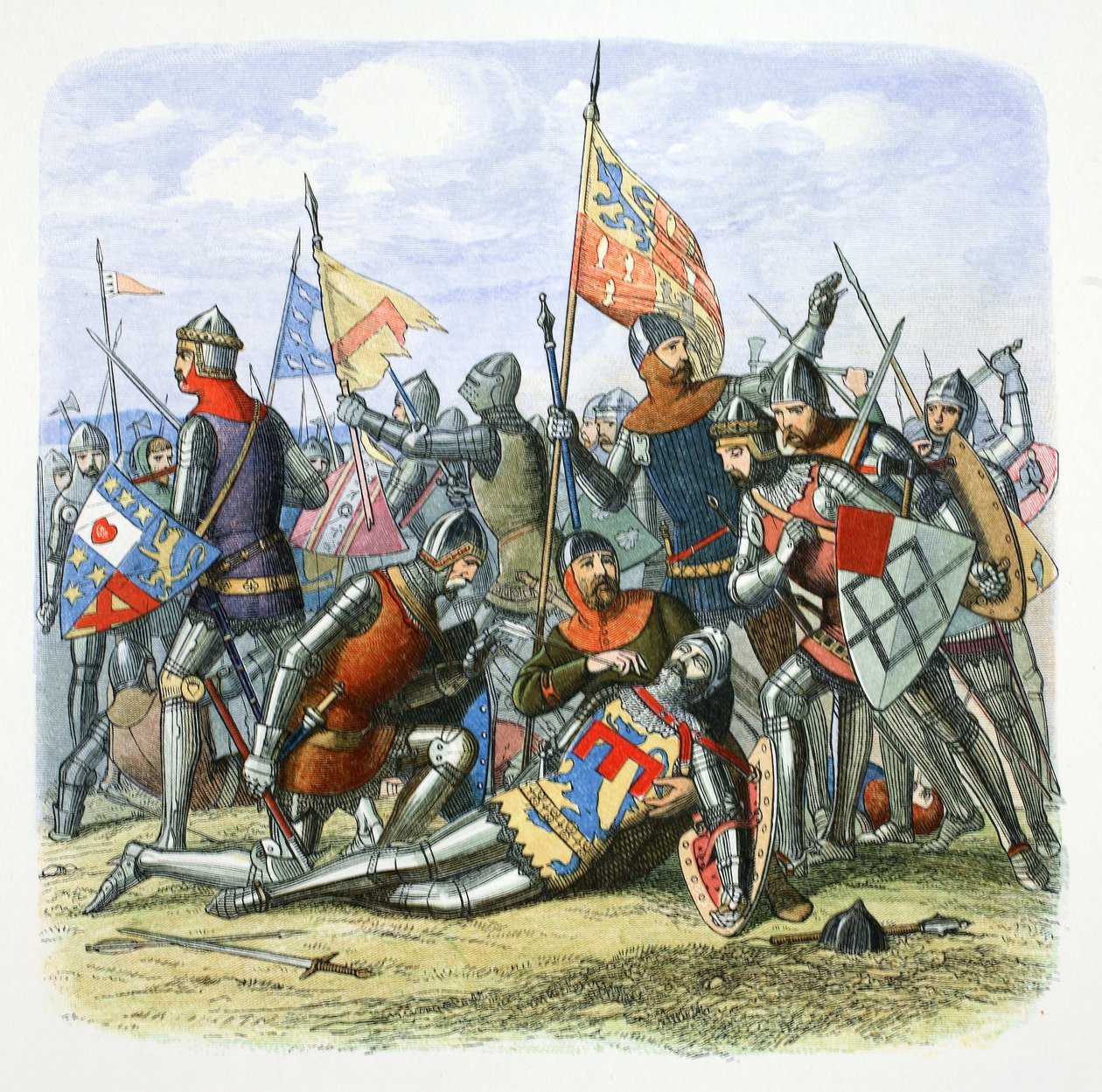 Death of Harry Hotspur Sir Henry Percy, Shrewsbury, Shropshire, 1403 by James William Edmund Doyle