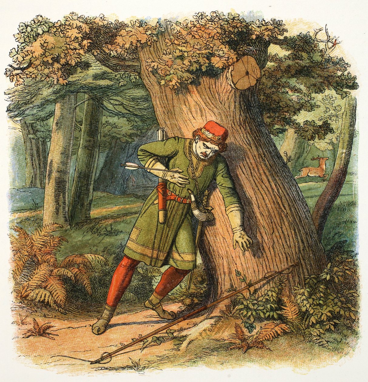 Death of William II of England, 1100 by James William Edmund Doyle