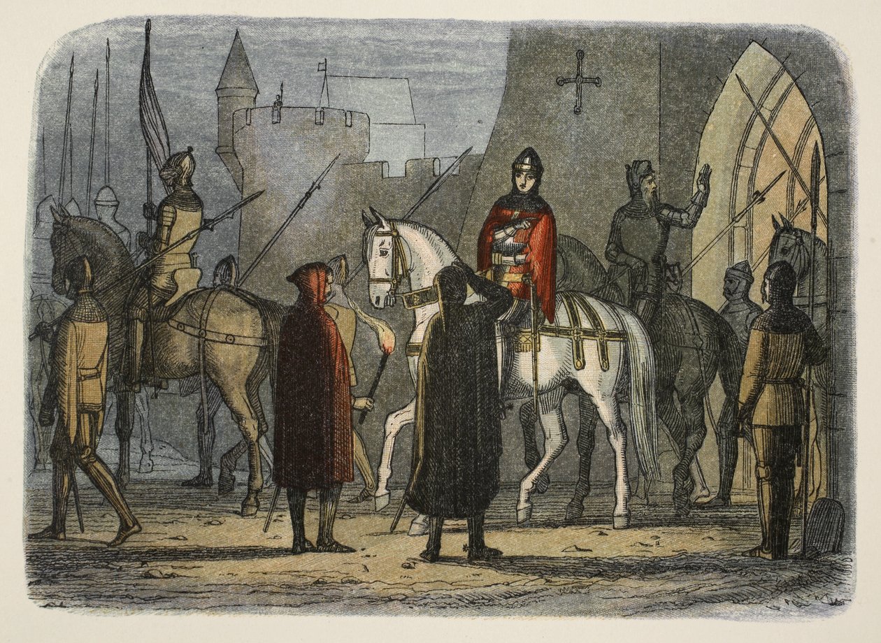 Henry V marches out against the Lollards, from A Chronicle of England BC 55 to AD 1485, pub. London, 1863 by James William Edmund Doyle