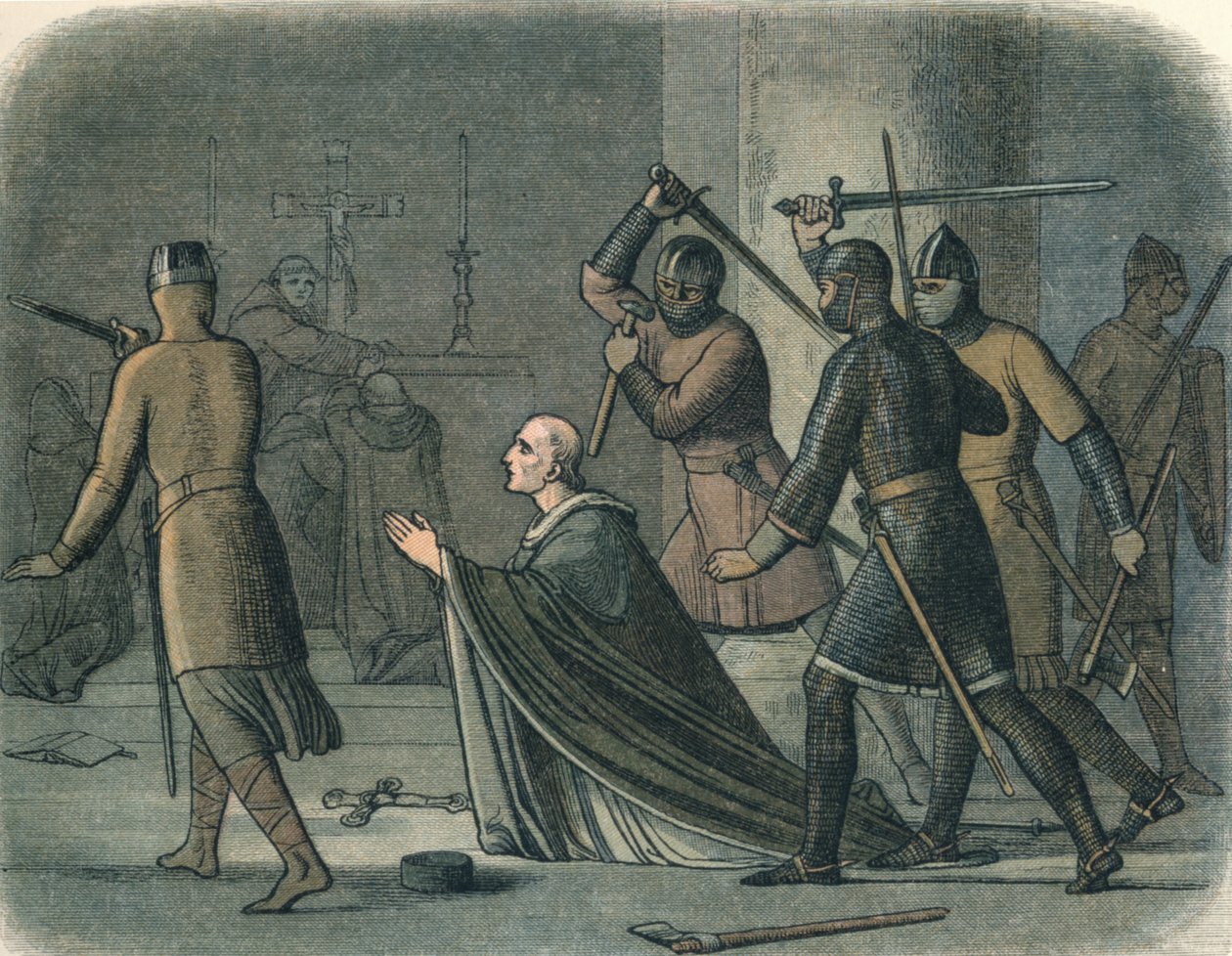 Murder of the Primate, 1170, 1864 by James William Edmund Doyle