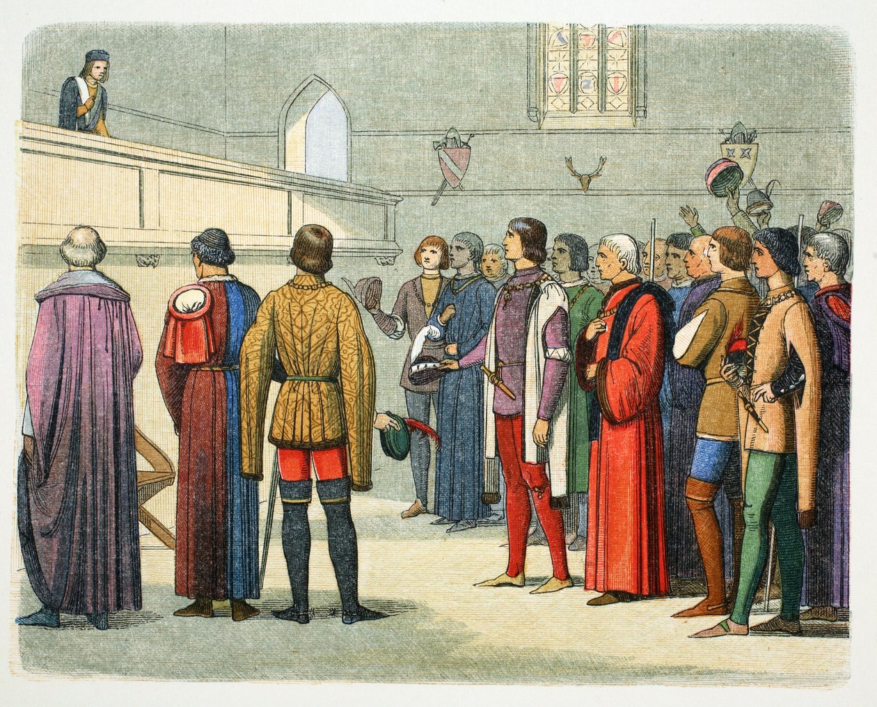 Richard, Duke of Gloucester Invited to Assume the Crown, 1483 by James William Edmund Doyle