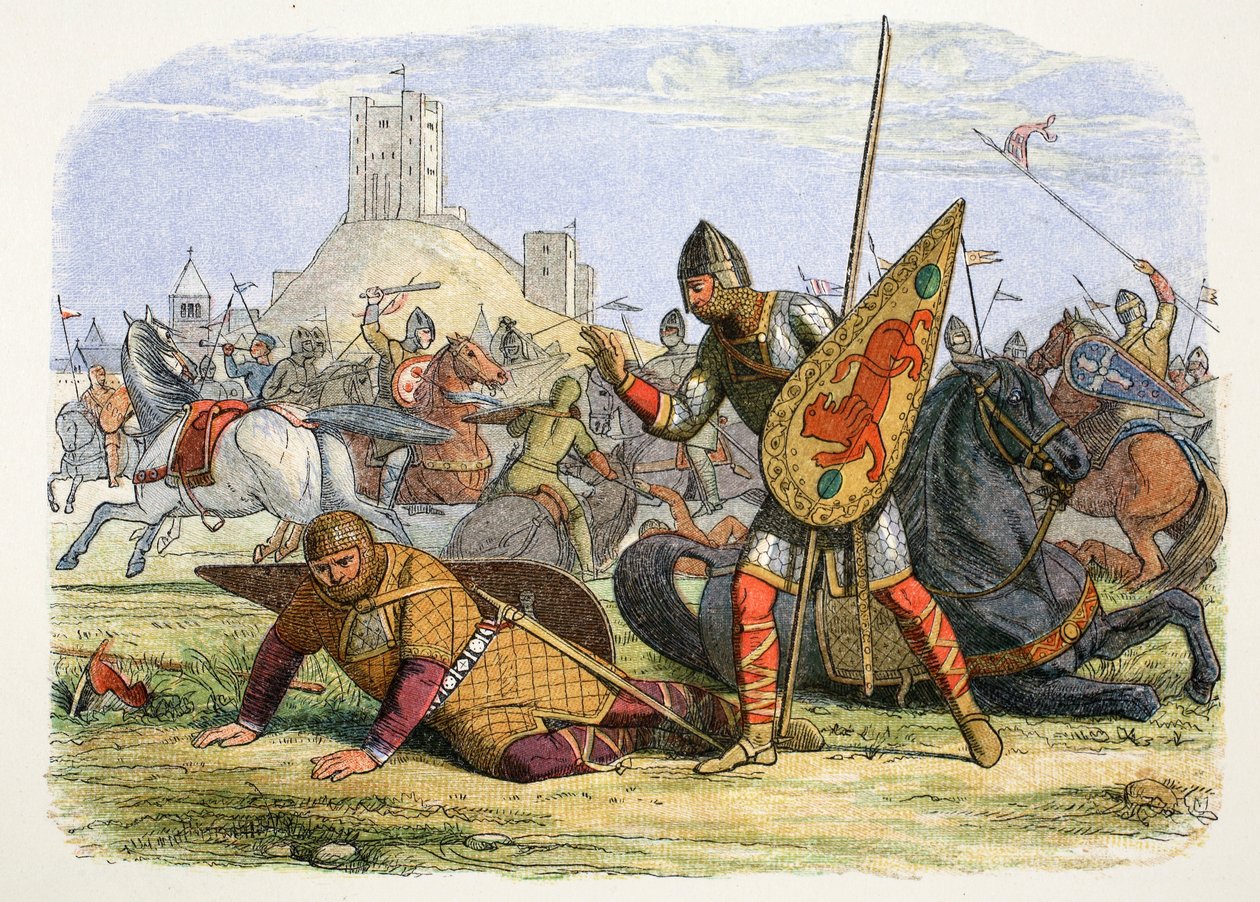 Robert Wounding His Father, King William I, Normandy, 1079 by James William Edmund Doyle