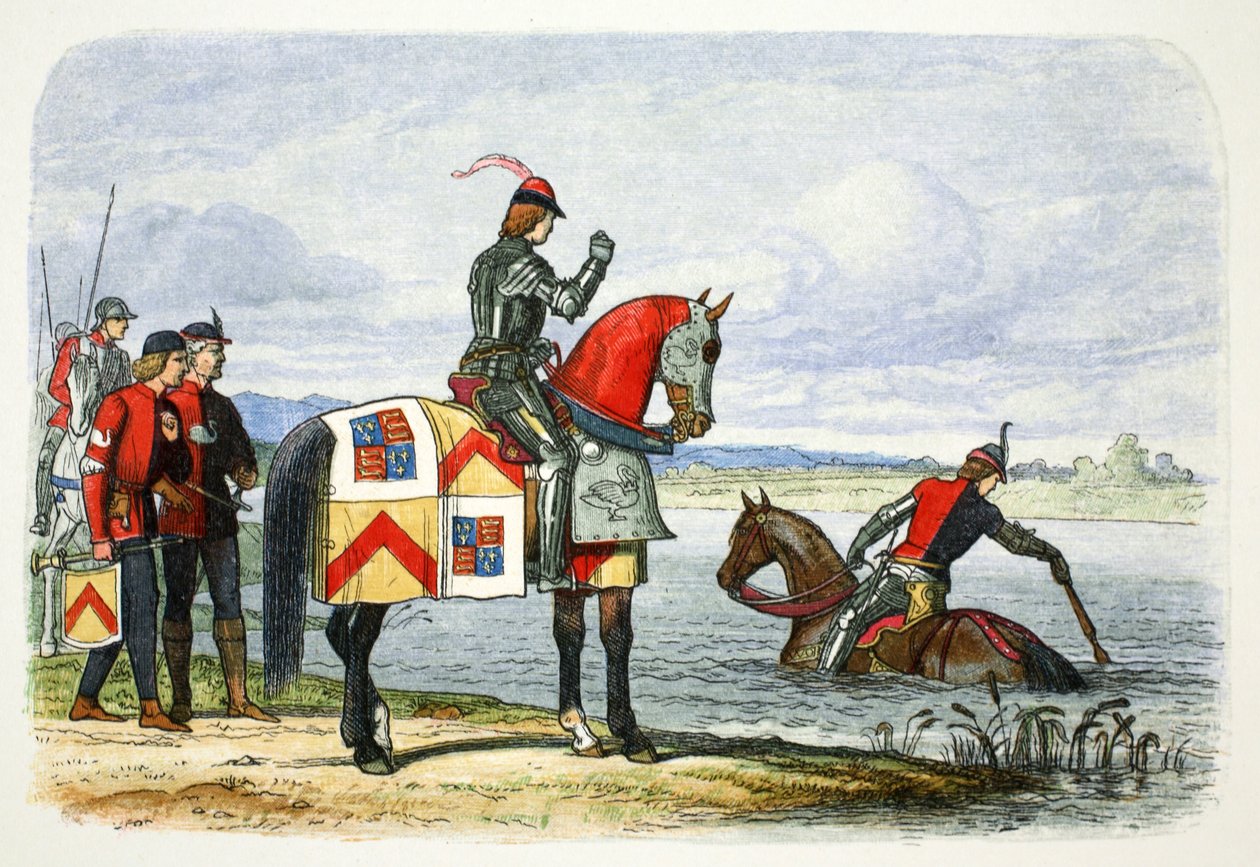 The Duke of Buckingham Finds the Severn Impassable, 1483, 1864 by James William Edmund Doyle