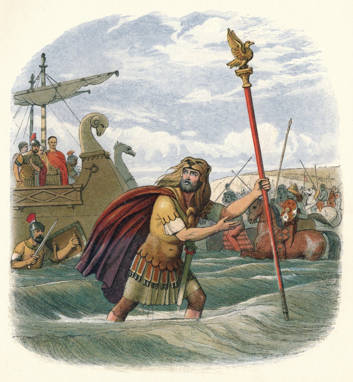 The Standard Bearer of the Tenth Legion, 55 BC by James William Edmund Doyle