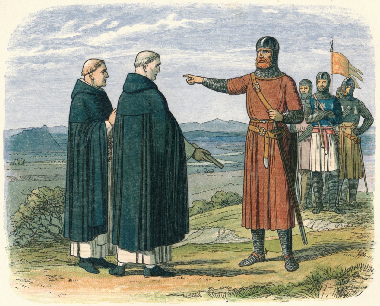Wallace Rejects the English Proposals, 1297 by James William Edmund Doyle