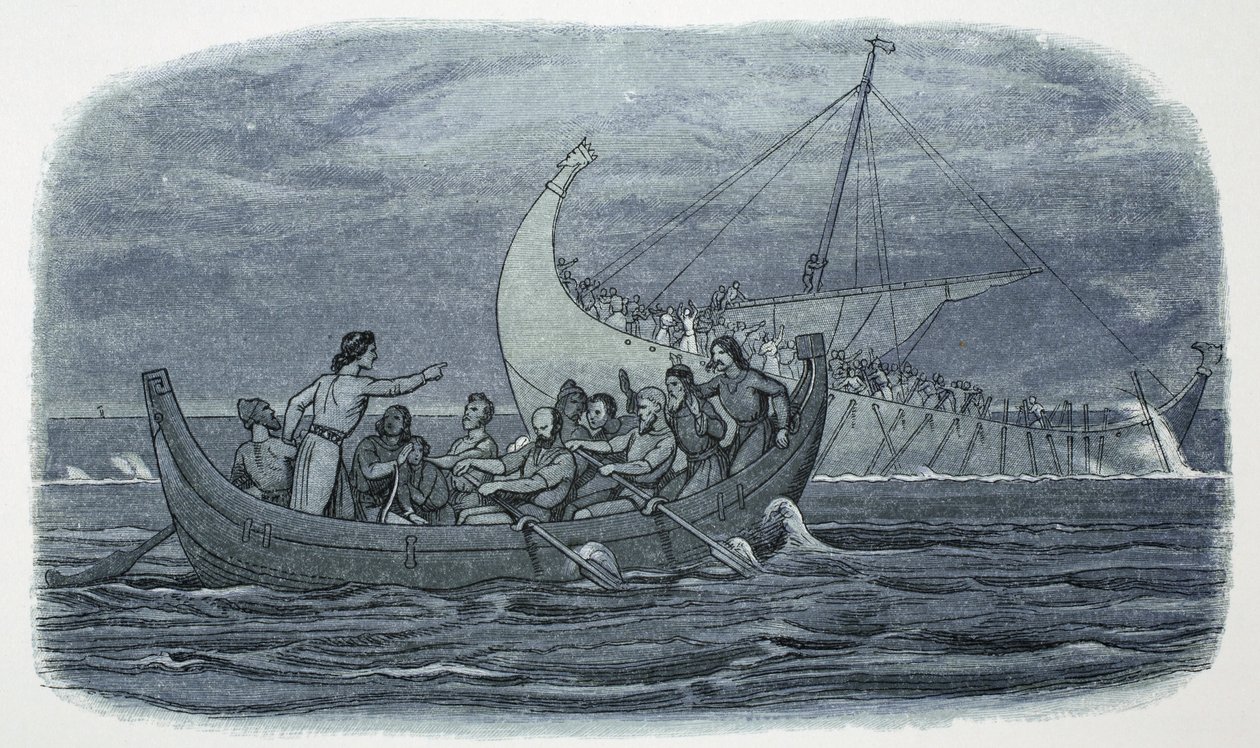 Wreck of the White Ship, France, 1120, 1864 by James William Edmund Doyle