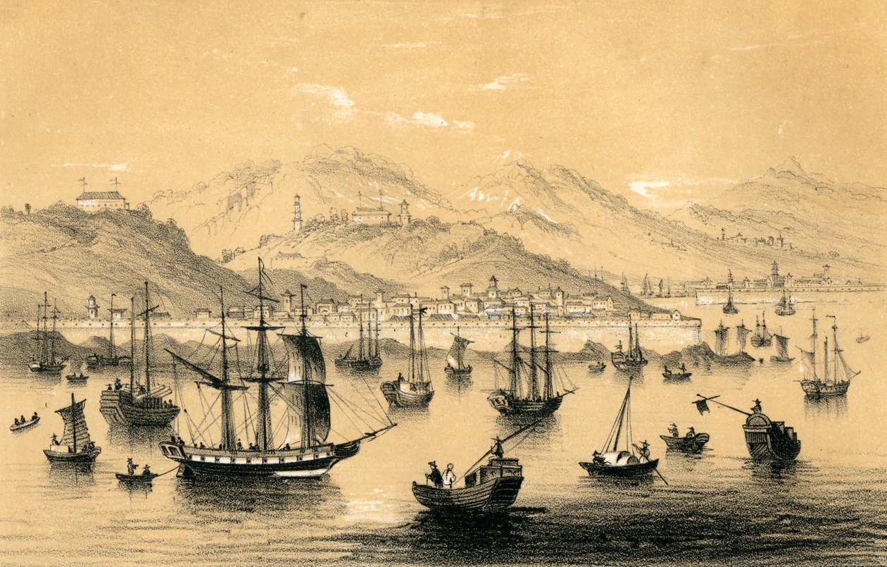 Amoy, One of the Five Ports Opened by the Late Treaty to British Commerce by James William Giles