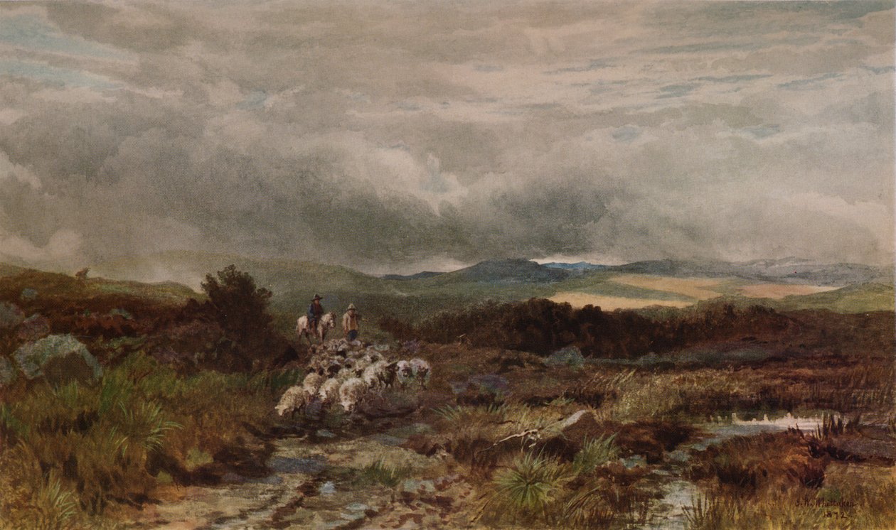 Mountain Road, Capel Curig, North Wales by James William Whitaker